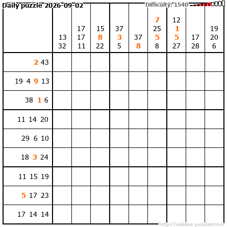 Daily puzzle 2026-09-02