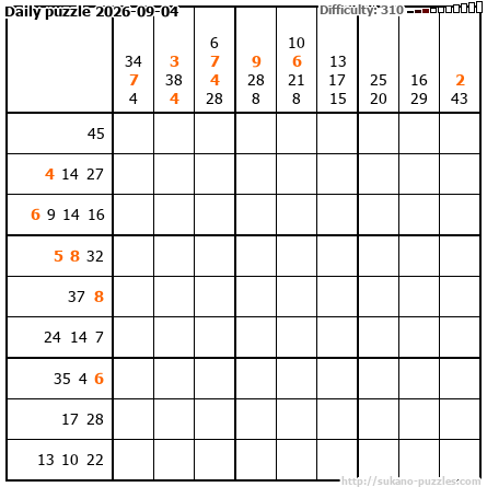 Daily puzzle 2026-09-04