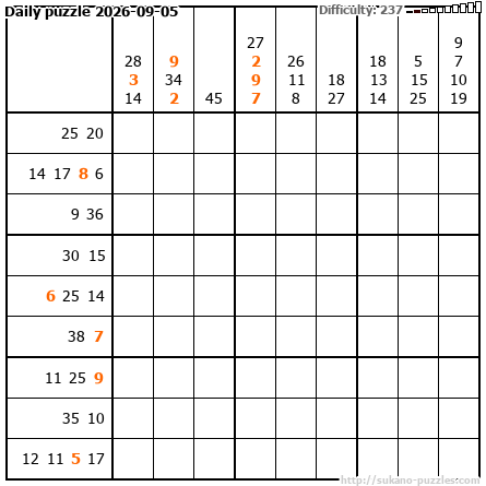 Daily puzzle 2026-09-05
