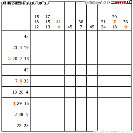 Daily puzzle 2026-09-23