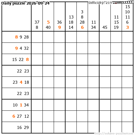 Daily puzzle 2026-09-24