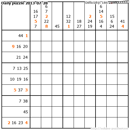 Daily puzzle 2013-07-28