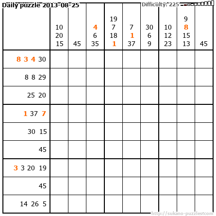 Daily puzzle 2013-08-25