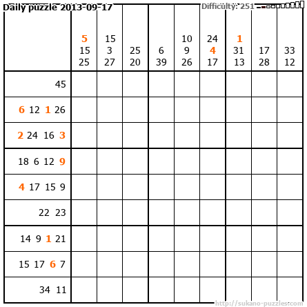 Daily puzzle 2013-09-17