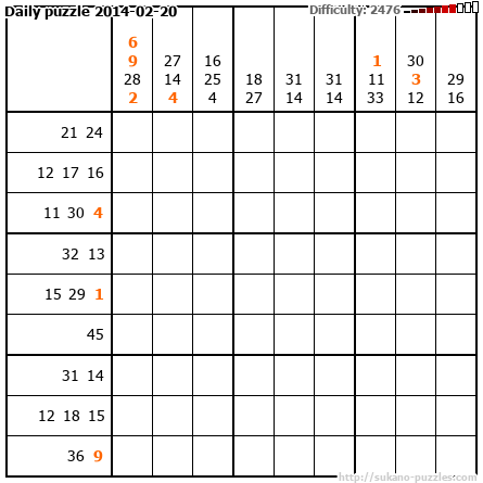 Daily puzzle 2014-02-20