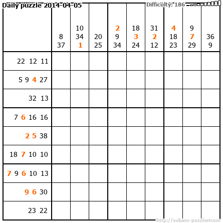 Daily puzzle 2014-04-05