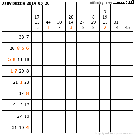 Daily puzzle 2014-05-26