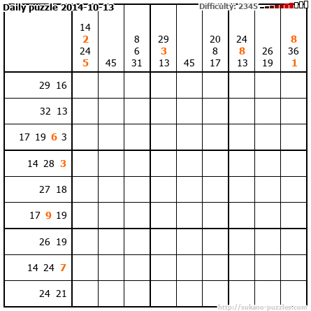 Daily puzzle 2014-10-13