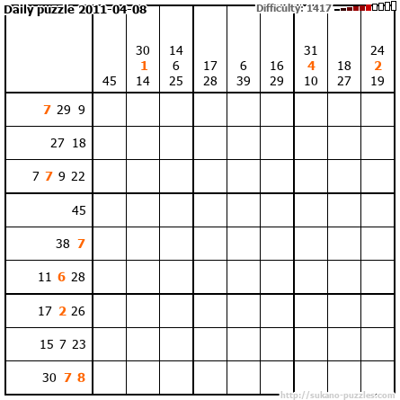 Daily puzzle 2011-04-08