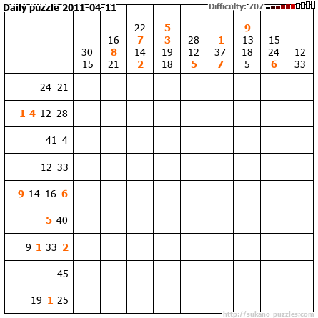 Daily puzzle 2011-04-11