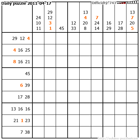 Daily puzzle 2011-04-17