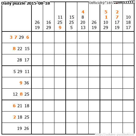 Daily puzzle 2015-08-18