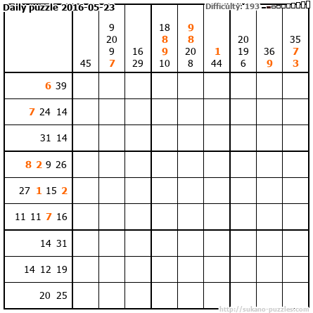 Daily puzzle 2016-05-23