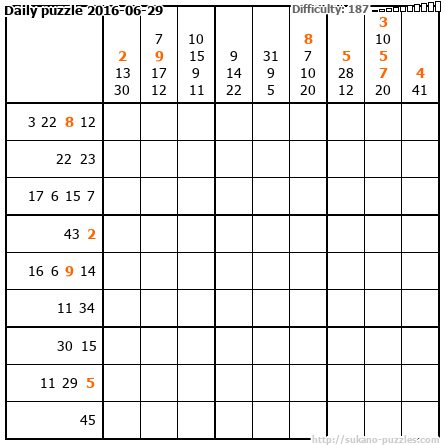 Daily puzzle 2016-06-29