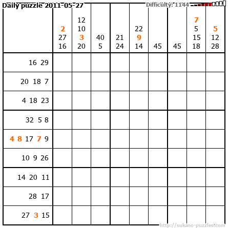 Daily puzzle 2011-05-27