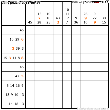 Daily puzzle 2011-06-24