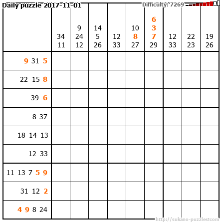 Daily puzzle 2017-11-01