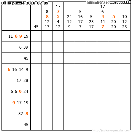 Daily puzzle 2018-02-09