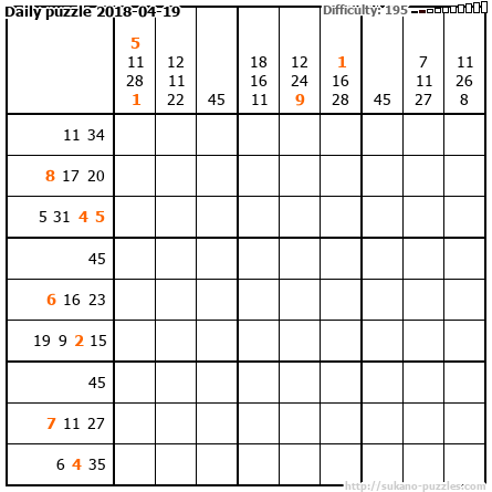 Daily puzzle 2018-04-19