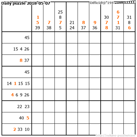 Daily puzzle 2018-05-07