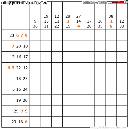 Daily puzzle 2018-07-26