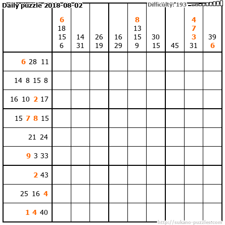Daily puzzle 2018-08-02