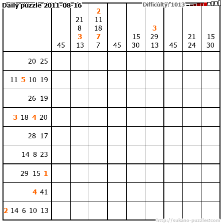 Daily puzzle 2011-08-16