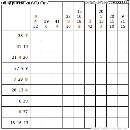 Daily puzzle 2019-01-05