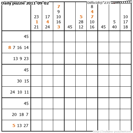 Daily puzzle 2011-09-02