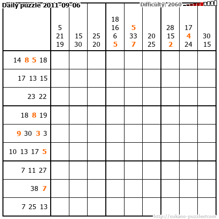 Daily puzzle 2011-09-06