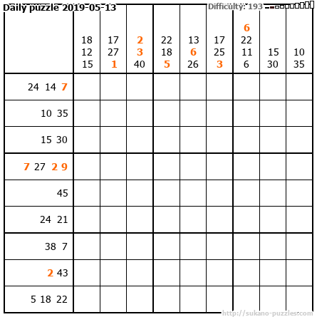 Daily puzzle 2019-05-13