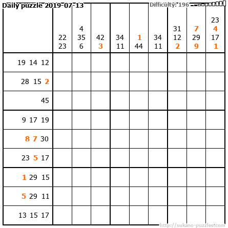 Daily puzzle 2019-07-13