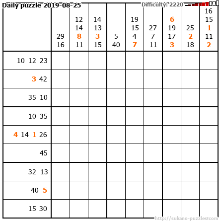 Daily puzzle 2019-08-25