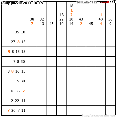 Daily puzzle 2011-10-15