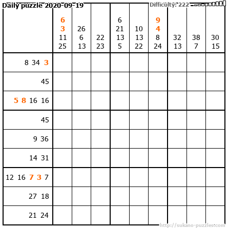 Daily puzzle 2020-09-19