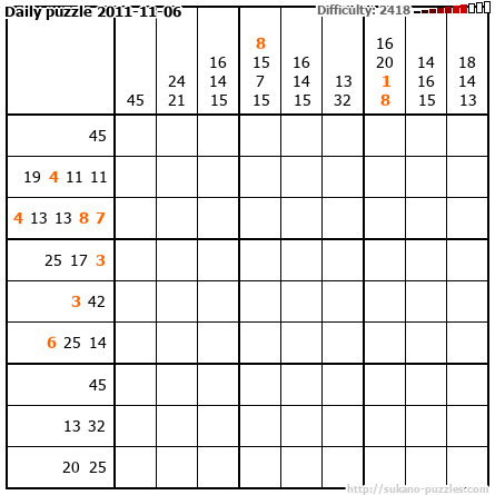Daily puzzle 2011-11-06