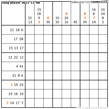 Daily puzzle 2011-11-08