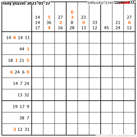 Daily puzzle 2021-01-27