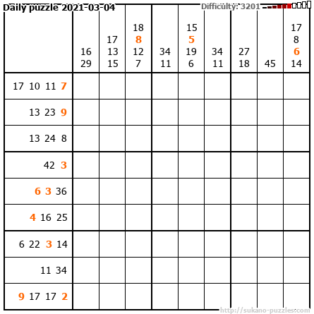 Daily puzzle 2021-03-04