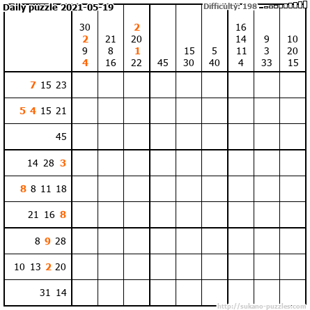 Daily puzzle 2021-05-19