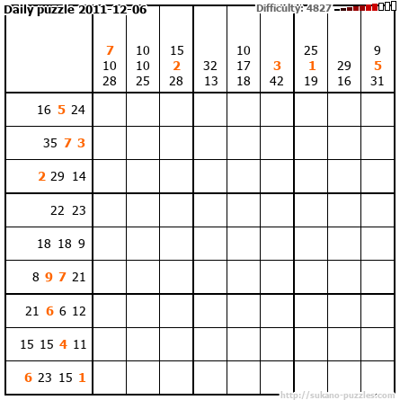 Daily puzzle 2011-12-06