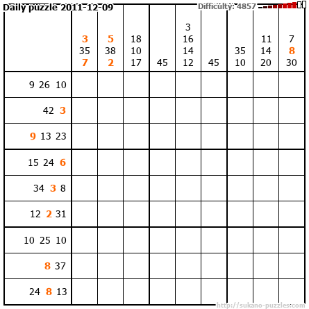 Daily puzzle 2011-12-09