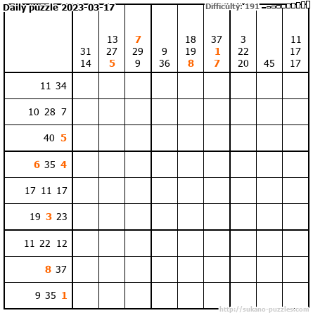 Daily puzzle 2023-03-17