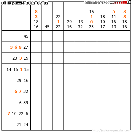 Daily puzzle 2012-02-02