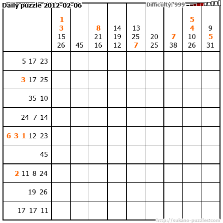 Daily puzzle 2012-02-06