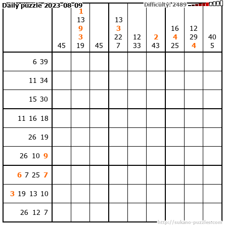 Daily puzzle 2023-08-09