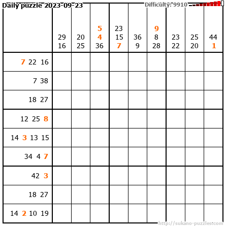 Daily puzzle 2023-09-23