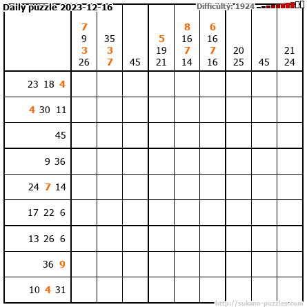 Daily puzzle 2023-12-16