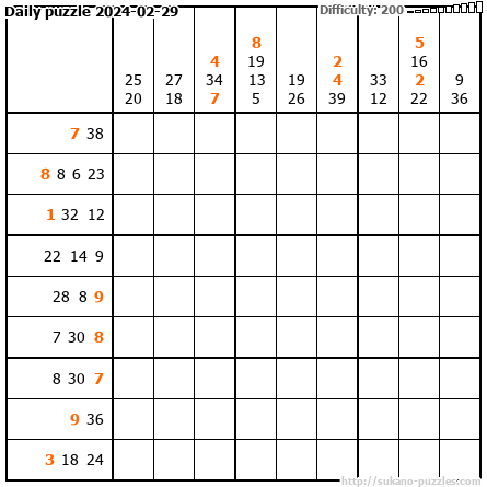 Daily puzzle 2024-02-29