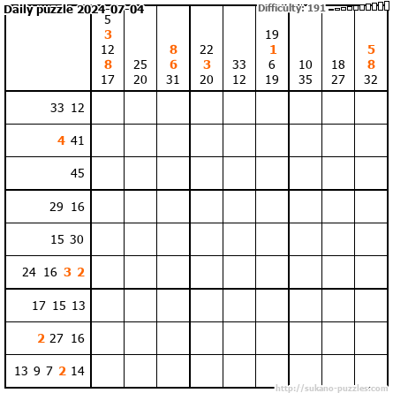 Daily puzzle 2024-07-04
